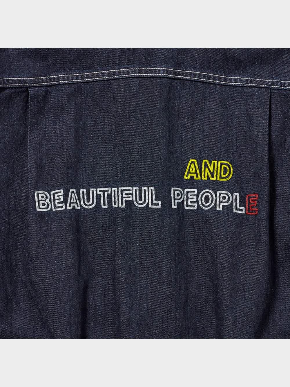 新品❤️GU beautiful people デニムショップコート - メルカリ