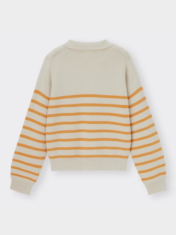 ボーダーポロセーター(長袖)YT+E