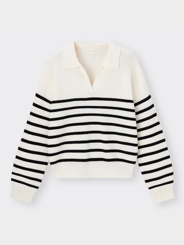 ボーダーポロセーター(長袖)YT+E