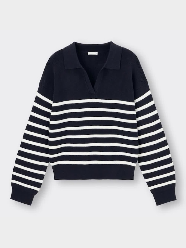 ボーダーポロセーター(長袖)YT+E