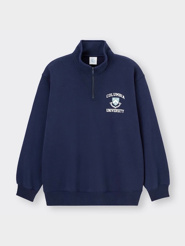 ヘビーウェイトスウェットハーフジッププルオーバー Columbia University in the City of New York 2