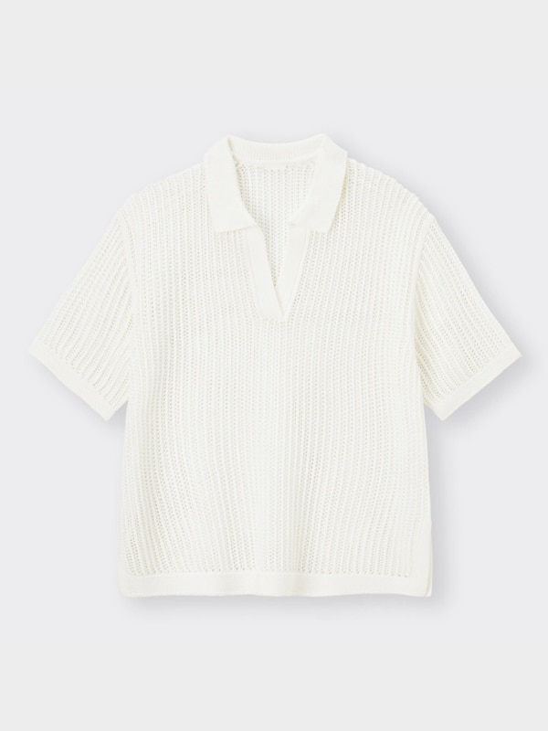 �メッシュスキッパーポロセーター(半袖)(セットアップ可能)