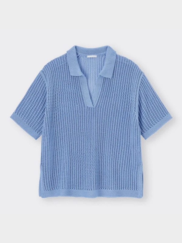 メッシュスキッパーポロセーター(半袖)(セットアップ可能)