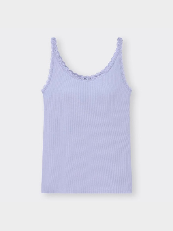 ブラフィールリブレースタンクトップ+E