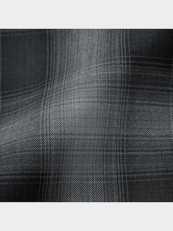 オンブレチェックシャツ(5分袖)