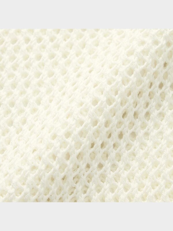 GIRLSメッシュカーディガン(5分袖)JR+E