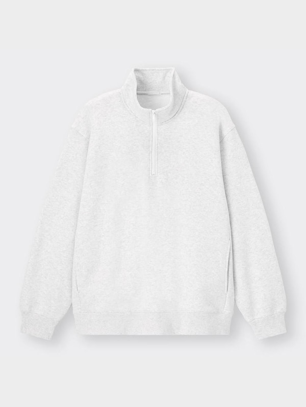 ヘビーウェイトスウェットハーフジッププルオーバー(長袖)
