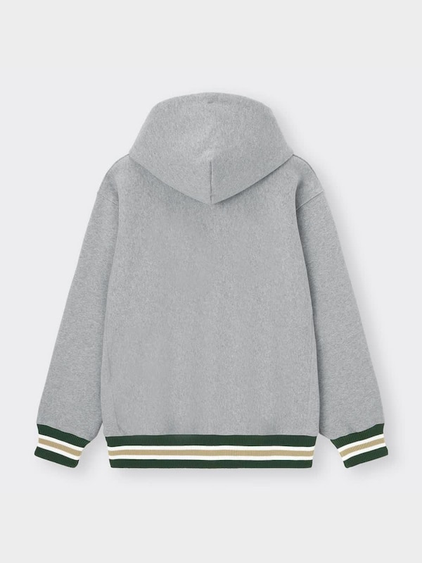 ヘビーウェイトスウェットリブラインパーカ(長袖)NT+E