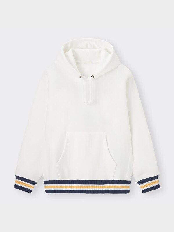 ヘビーウェイトスウェットリブラインパーカ(長袖)NT+E