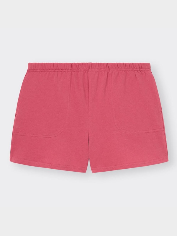 コットンカラーラウンジショートパンツ