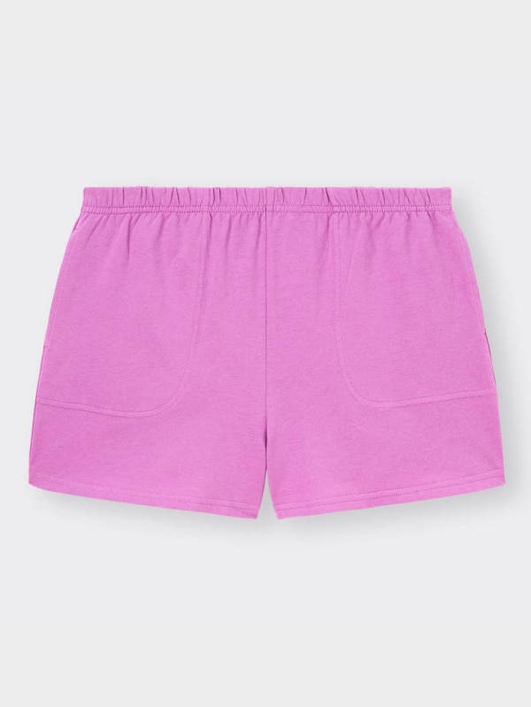 コットンカラーラウンジショートパンツ