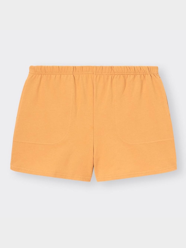 コットンカラーラウンジショートパンツ