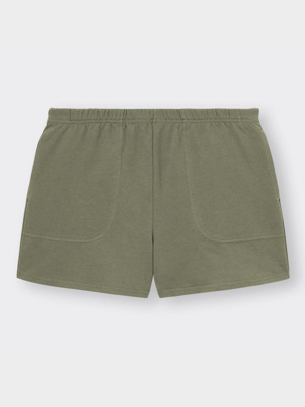 コットンカラーラウンジショートパンツ