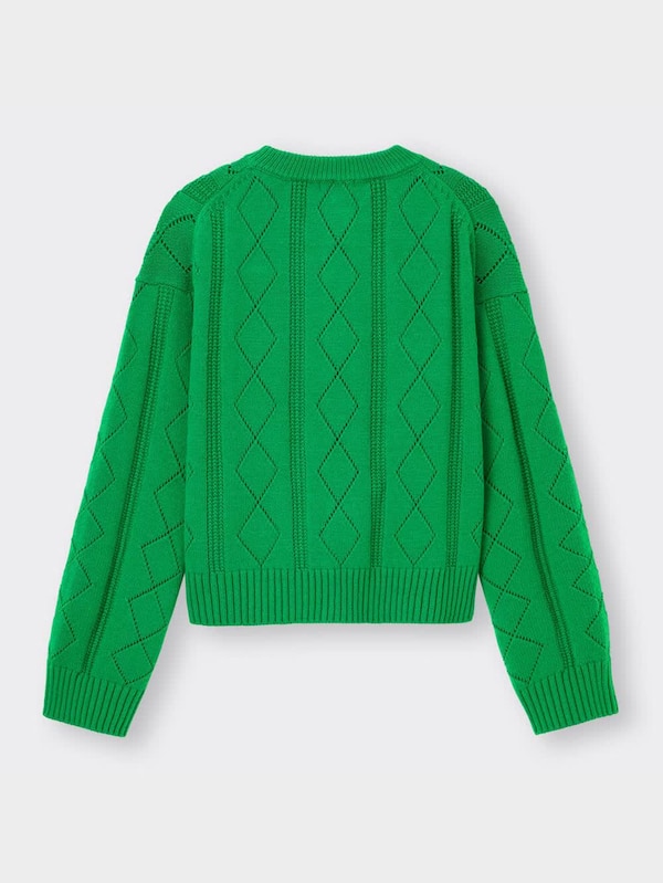 エンブロイダリーカーディガン(長袖)YT+E