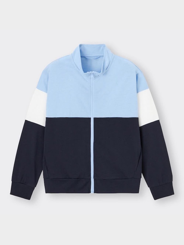 KIDS(男女兼用)UVカットカラーブロックブルゾン(長袖)