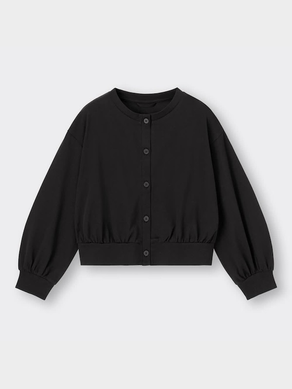 GIRLS UVカットボリュームスリーブカーディガン(長袖)