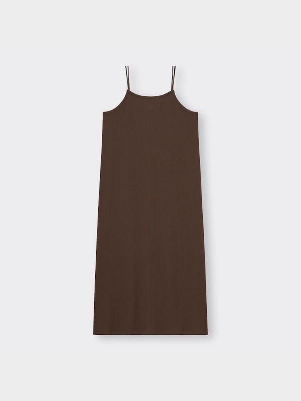 リブキャミソールワンピース