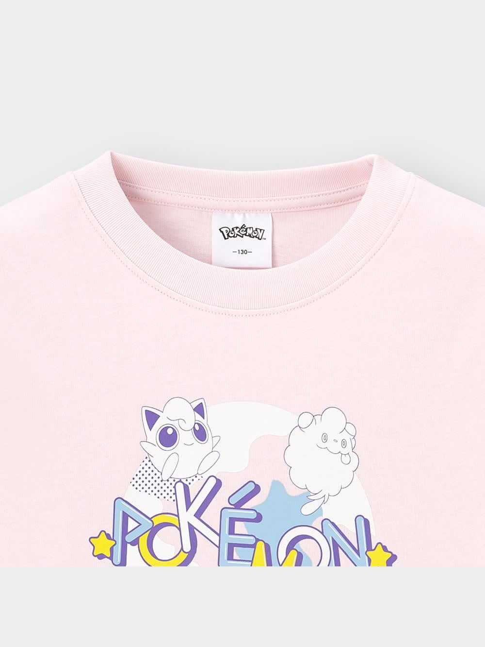 GU公式 | KIDS(男女兼用)グラフィックT(半袖) Pokemon 2