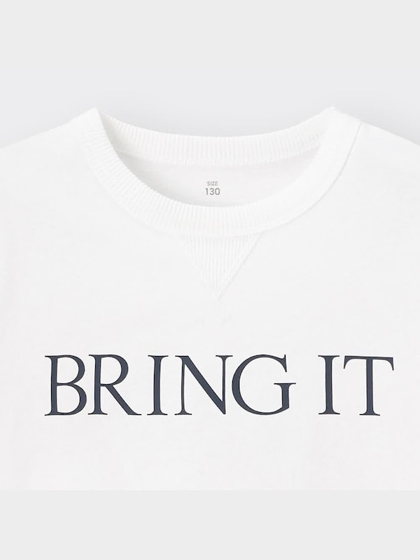 KIDS(男女兼用)スウェT(5分袖)(ロゴ)