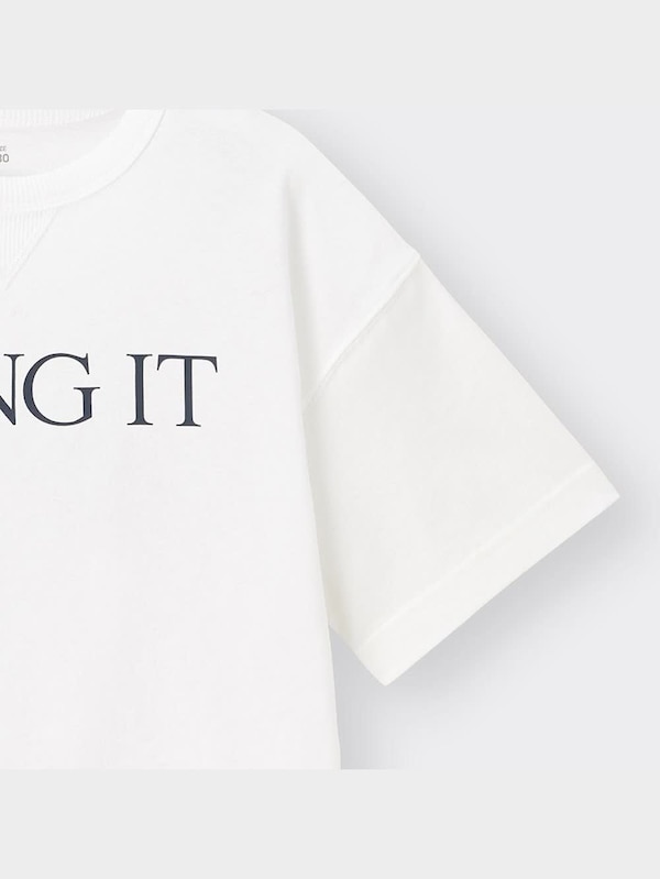 KIDS(男女兼用)スウェT(5分袖)(ロゴ)