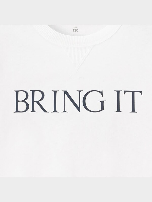 KIDS(男女兼用)スウェT(5分袖)(ロゴ)