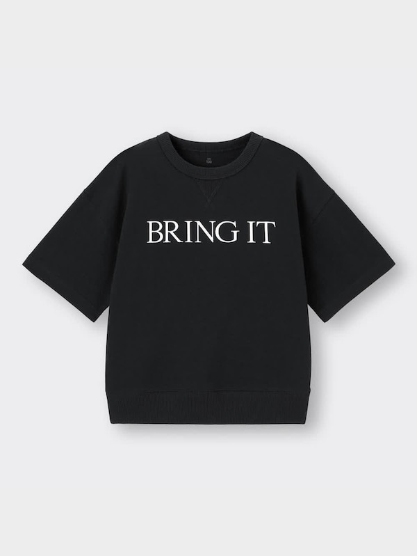 KIDS(男女兼用)スウェT(5分袖)(ロゴ)