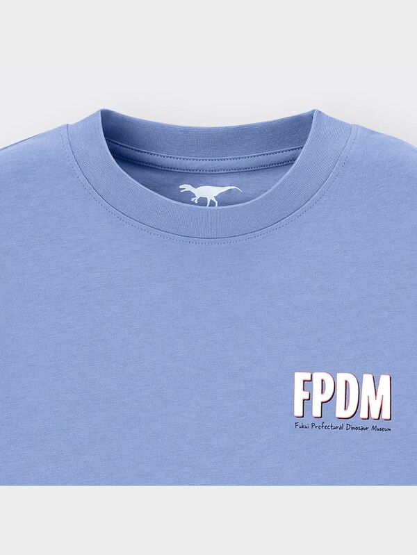 KIDS(男女兼用)グラフィックT(半袖) Fukui Prefectural Dinosaur Museum 2