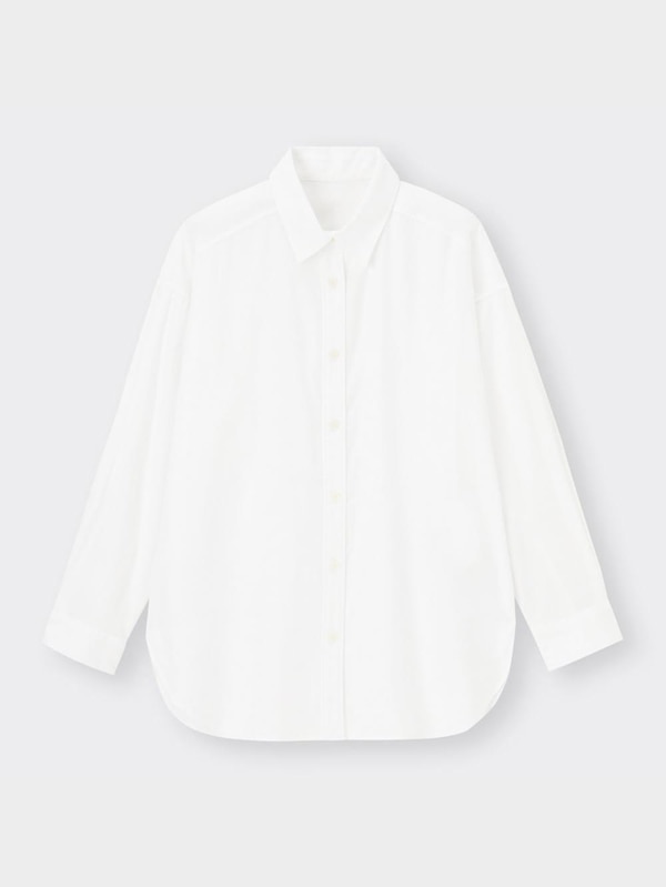 リネンブレンドオーバーサイズシャツ(長袖)