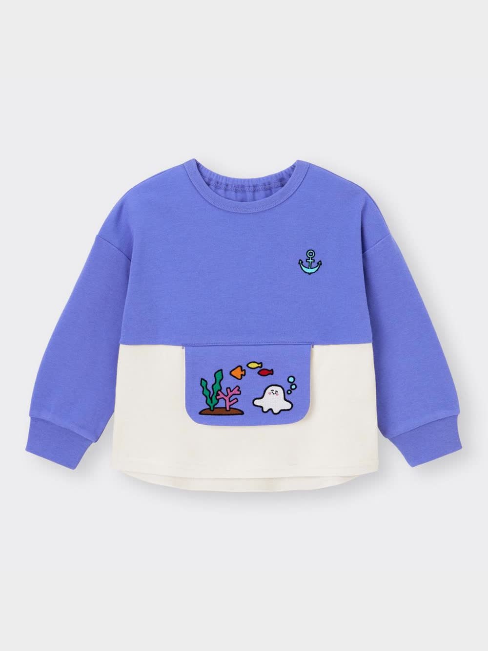 GU公式 | BABY(TODDLER)カンタンT(長袖) シナぷしゅ(キッズ)