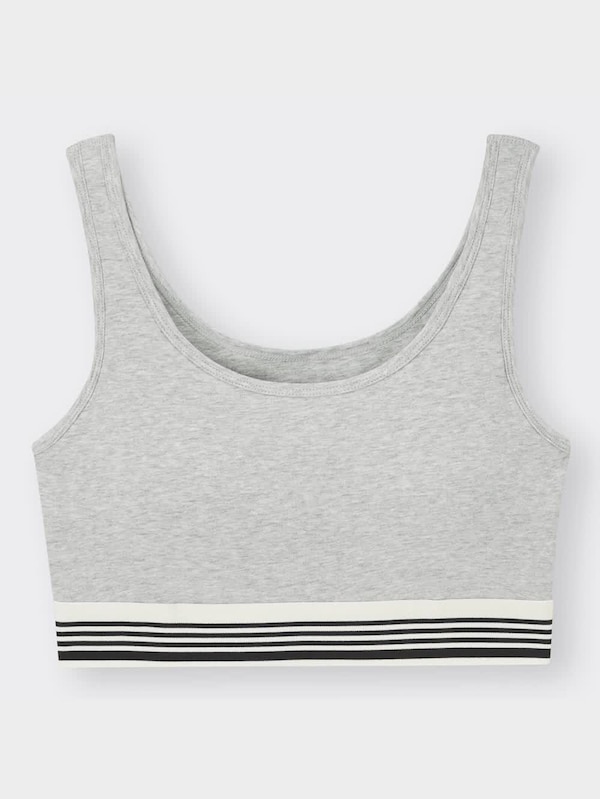 ブラフィールクロップドタンクトップ(ライン)