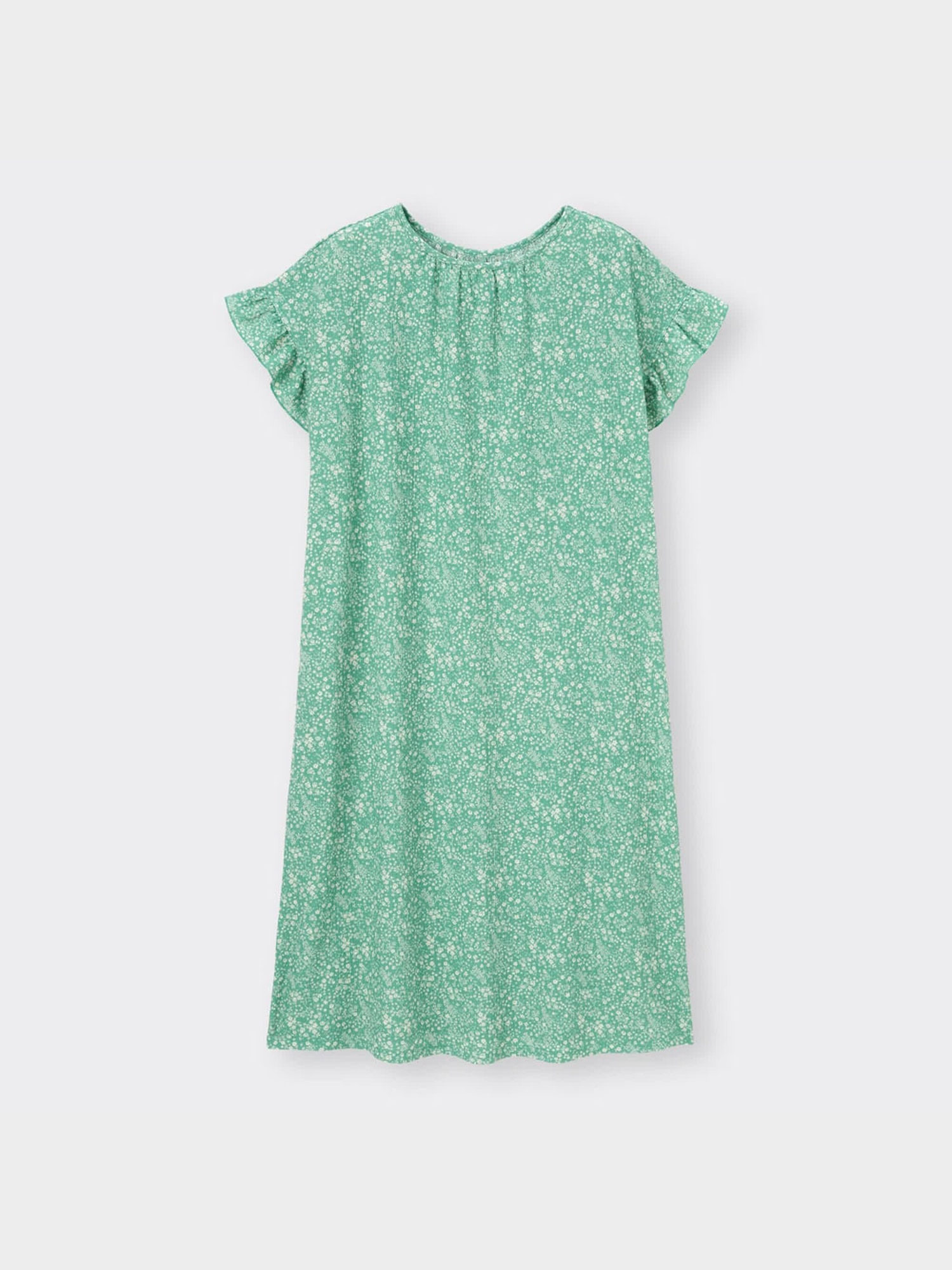 背番号19 GU公式 | ラウンジワンピース(半袖)(フラワー)+E