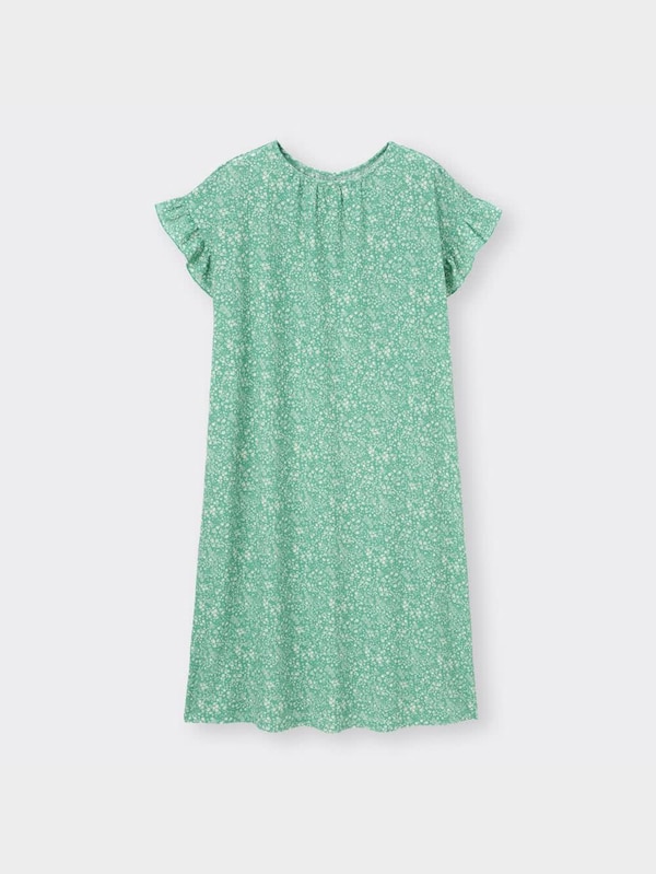 ラウンジワンピース(半袖)(フラワー)+E