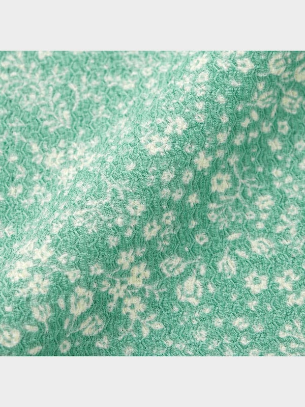 ラウンジワンピース(半袖)(フラワー)+E