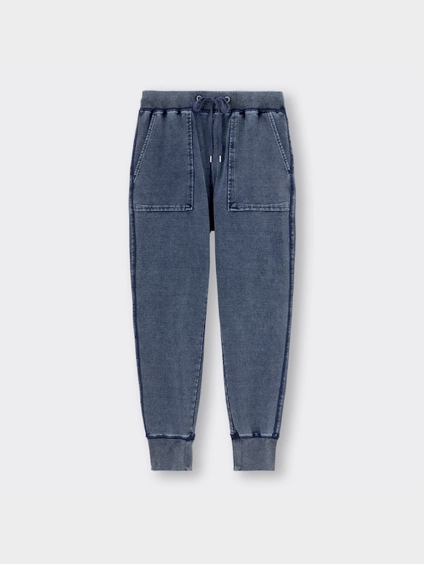 デニムスウェットイージーパンツ+X