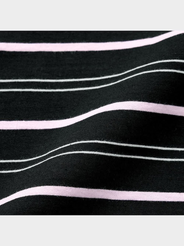 オーバーサイズボーダーポロシャツ(5分袖)