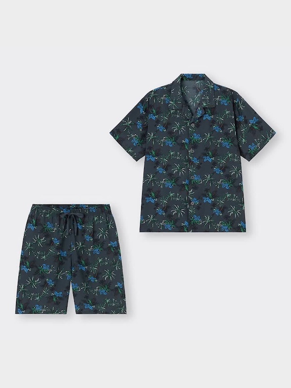 コールドフィールパジャマ(半袖&ショートパンツ)(柄)+X