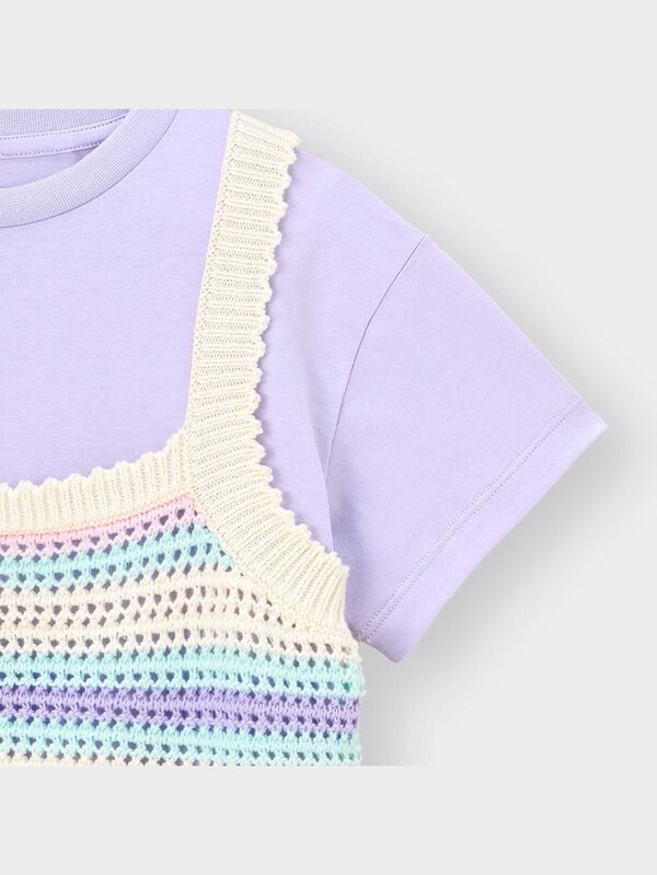 GIRLSニットキャミソールセットT(半袖)