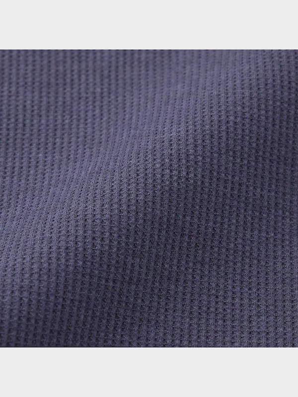 ウエストリボンワッフルラウンジセット(半袖&5分丈)