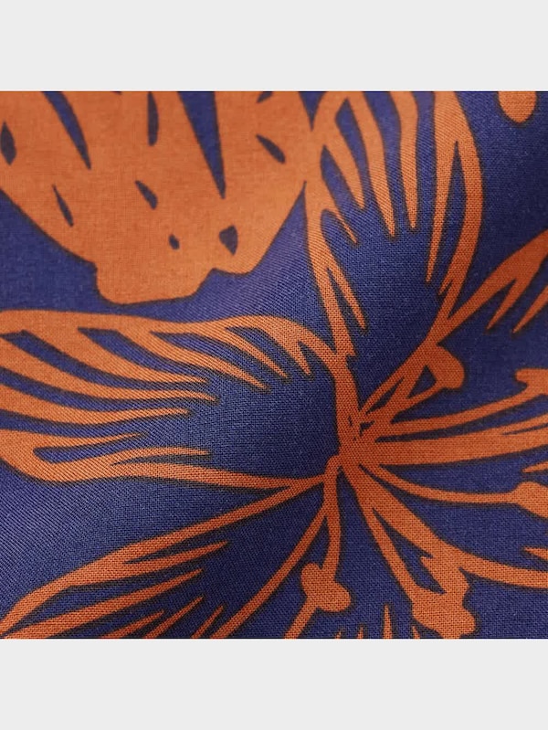 レーヨンパジャマ(半袖&ショートパンツ)(ボタニカル)+E