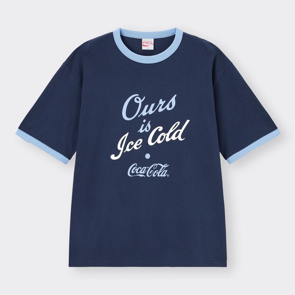 グラフィックT(5分袖) Coca-Cola 5+EC