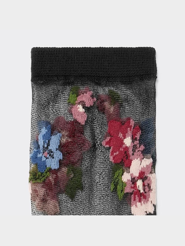 シアーソックス(フラワー)