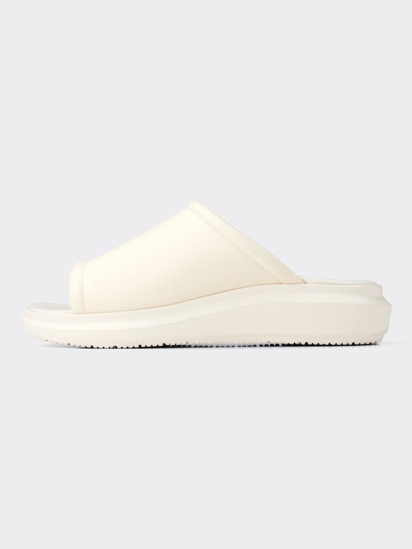 ボリュームソールスライドサンダル+E