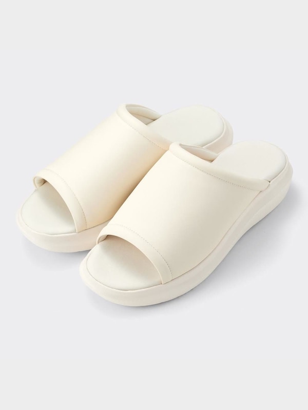 ボリュームソールスライドサンダル+E