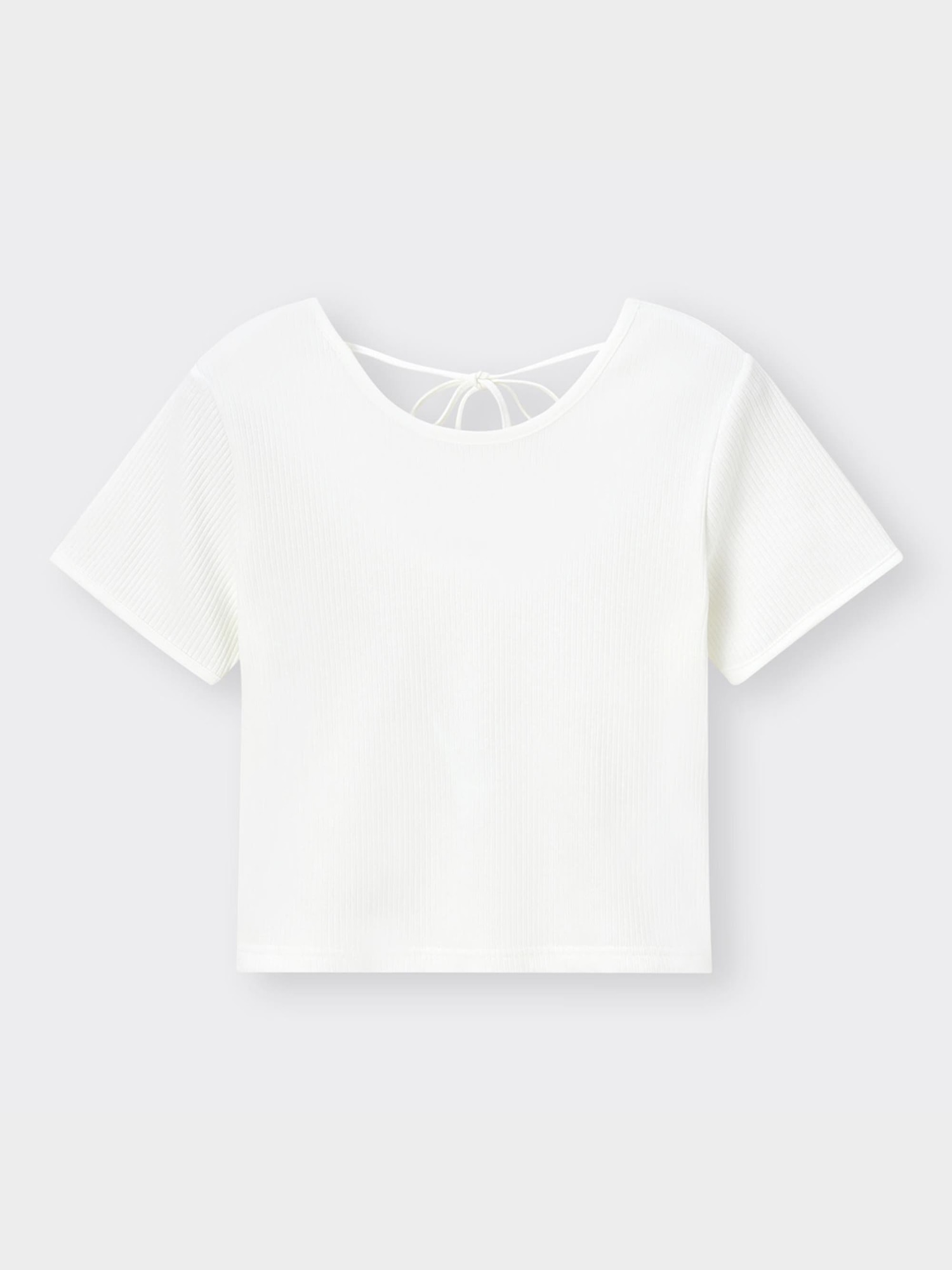 GU公式 | バックオープンミニT(半袖)