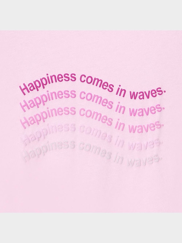 GIRLSクロップドグラフィックT(半袖)(ウェーブロゴ)