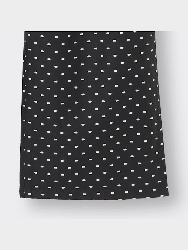 GIRLSリネンブレンドプルオンワイドパンツ(ドット)