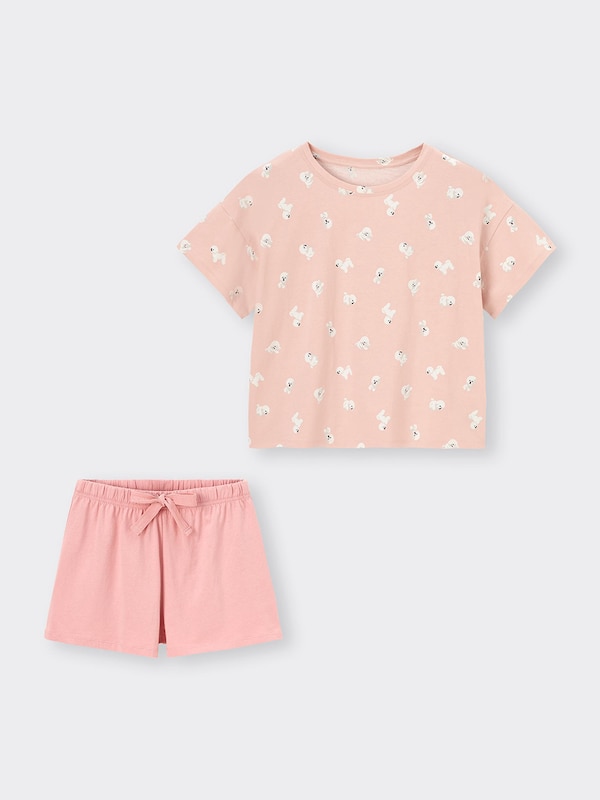 ラウンジセット(半袖&ショートパンツ)(ドッグ)OSB+EC