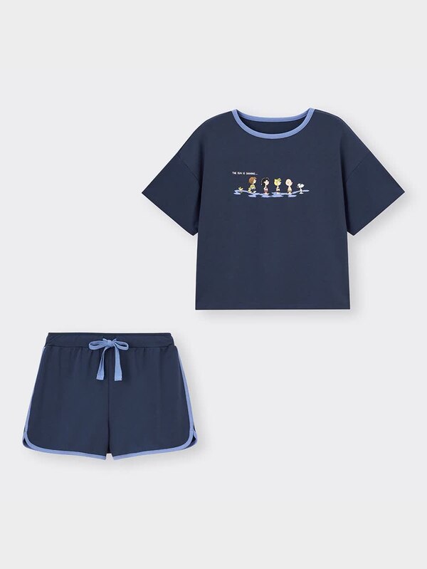ラウンジセット(半袖&ショートパンツ) Peanuts