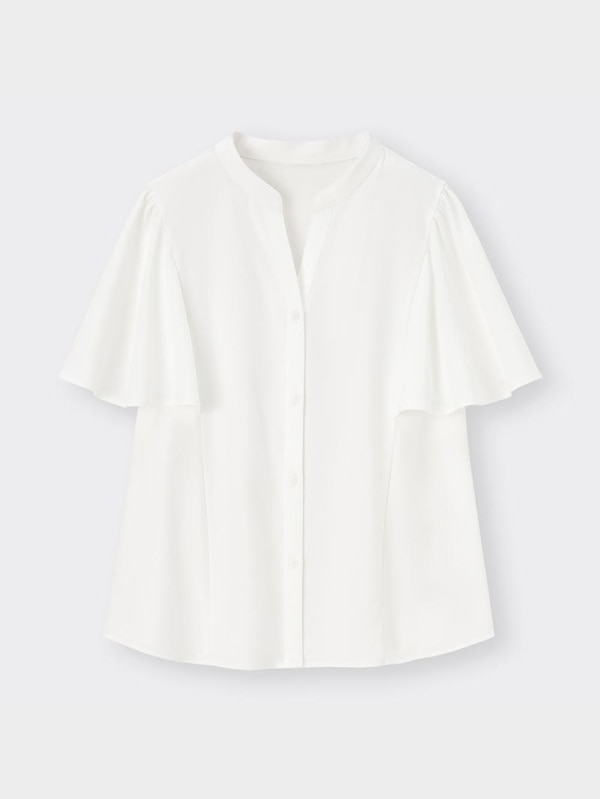 ケープスリーブブラウス(半袖)Z+E