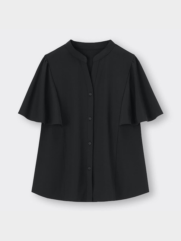 ケープスリーブブラ��ウス(半袖)Z+E